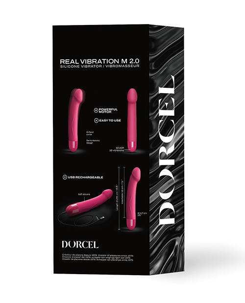 Thumbnail for Dorcel Real Vibration M 8.6" Rechargeable - Pink