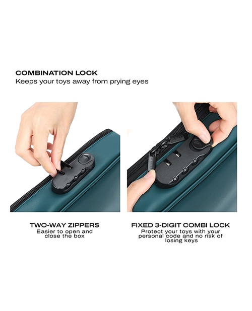 Thumbnail for Dorcel Lockable Discreet Box - Luxury Green