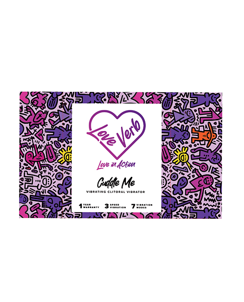Thumbnail for Love Verb Cuddle Me Copper-Infused Thumping Clitoral Vibrator - Lilac
