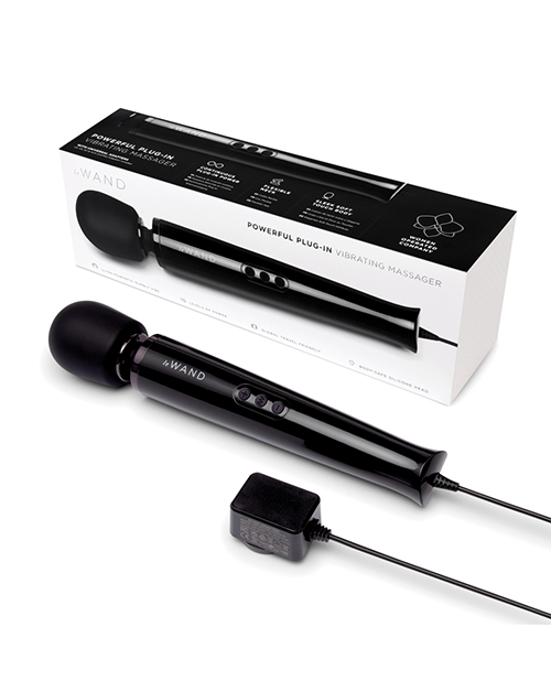 Thumbnail for Le Wand Powerful Plug-In Vibrating Massager - Black