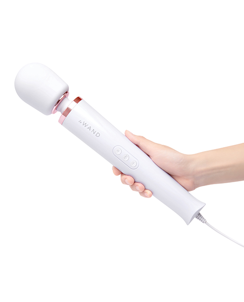 Thumbnail for Le Wand Powerful Plug-In Vibrating Massager - White
