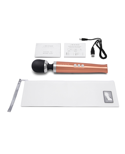 Thumbnail for Le Wand Die Cast Rechargeable Massager - Rose Gold