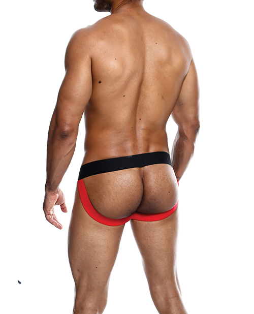 Thumbnail for Male Basics Neon Jockstrap Red MD