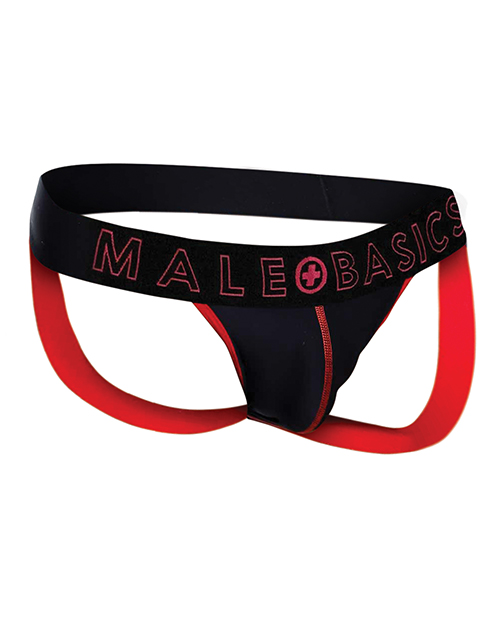 Thumbnail for Male Basics Neon Jockstrap Red MD