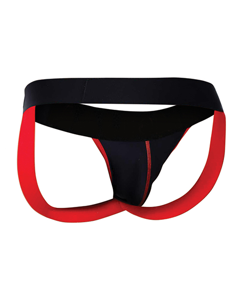 Thumbnail for Male Basics Neon Jockstrap Red MD