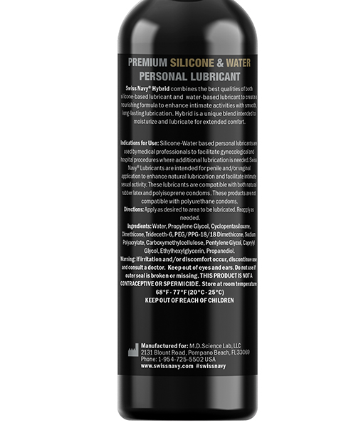 Thumbnail for Swiss Navy Premium Hybrid Lubricant - 2 oz Bottle