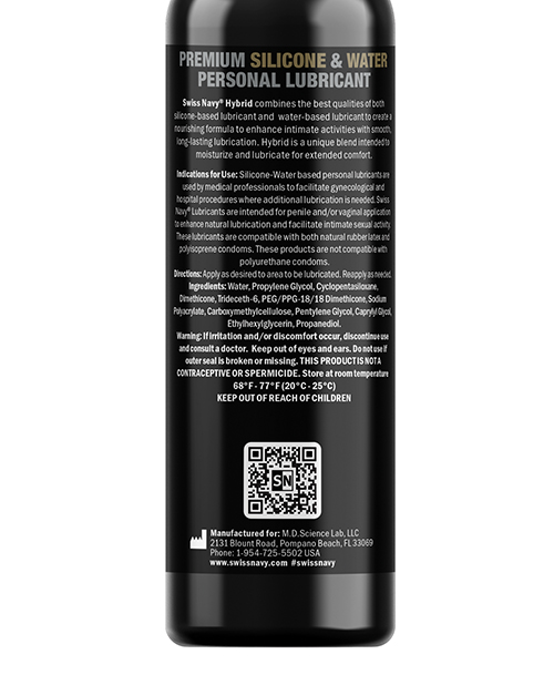 Thumbnail for Swiss Navy Premium Hybrid Lubricant - 4 oz Bottle