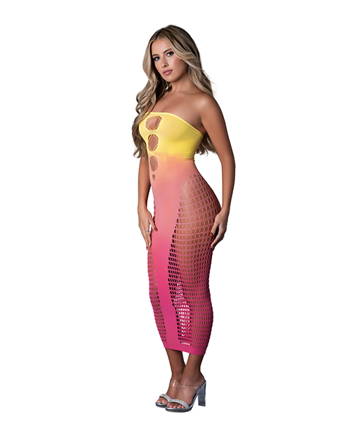 Thumbnail for Seamless Sleeveless Gown - Sunset Ombre O/S