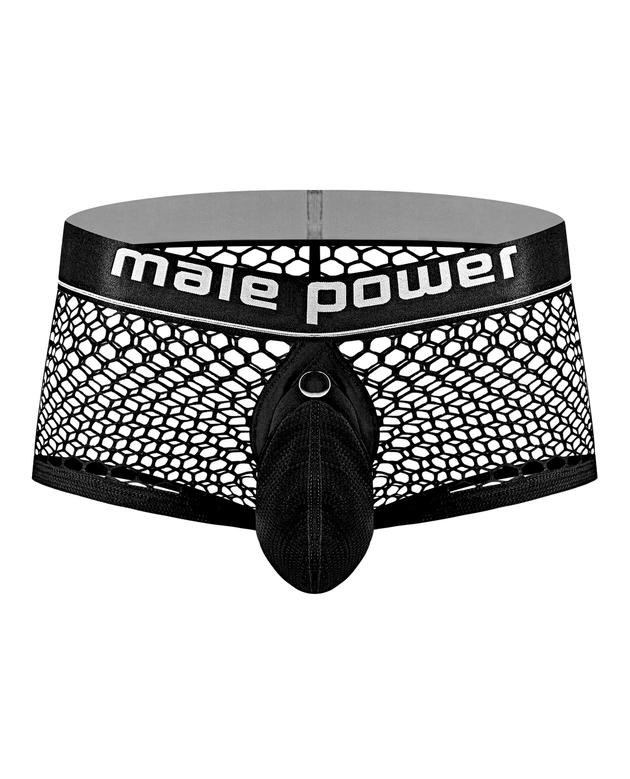 Thumbnail for Cock Pit Fishnet Mini Cock Ring Short Black MD