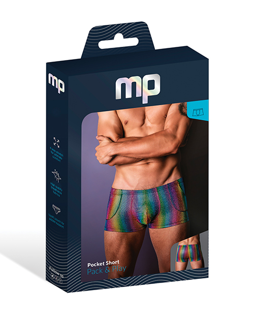 Thumbnail for Pack & Play Pocket Short - Rainbow XL