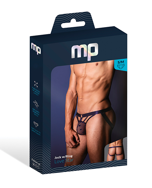 Thumbnail for Love Star Jock w/Ring - Purple S/M