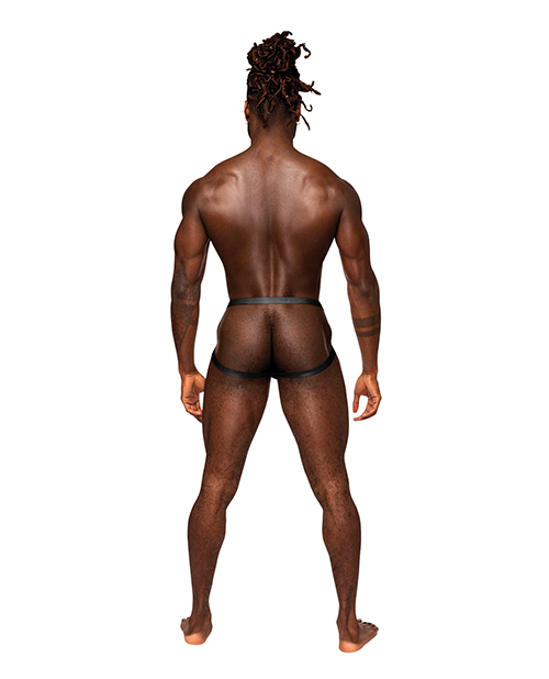 Thumbnail for Rude Awakening Mesh Ring Jock Black L/XL