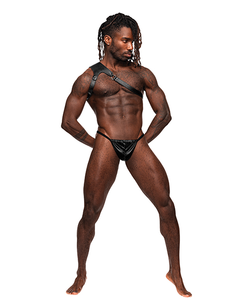 Thumbnail for Zodiac PU Leather Shoulder Harness Black O/S