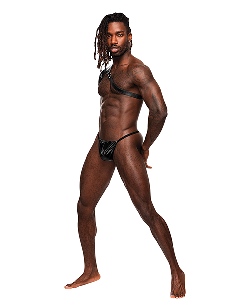 Thumbnail for Zodiac PU Leather Shoulder Harness Black O/S