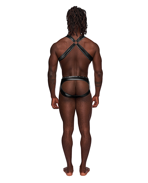 Thumbnail for Fetish Uranus Nylon Spandex Moonshine Harness Brief Black L/XL