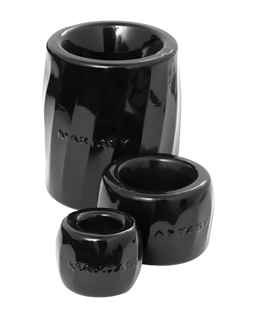 Thumbnail for Maxtasy Performance Rings - Black Set of 3