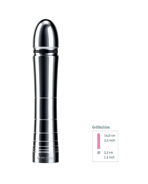 Thumbnail for Mystim Glossy Glen e-Stim Aluminum Dildo