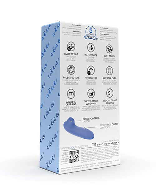 Thumbnail for Nobu Essentials Cece Pulse Stimulator - Periwinkle Blue