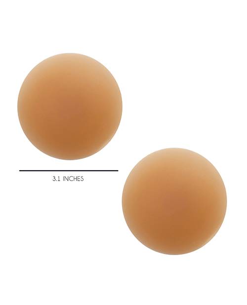 Thumbnail for Neva Nude Yummy Skin Invisible Reusable Silicone Pasties - Mocha O/S
