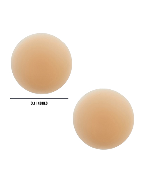 Thumbnail for Neva Nude Nudie Patootie Skin Invisible Reusable Silicone Pasties - Nude O/S