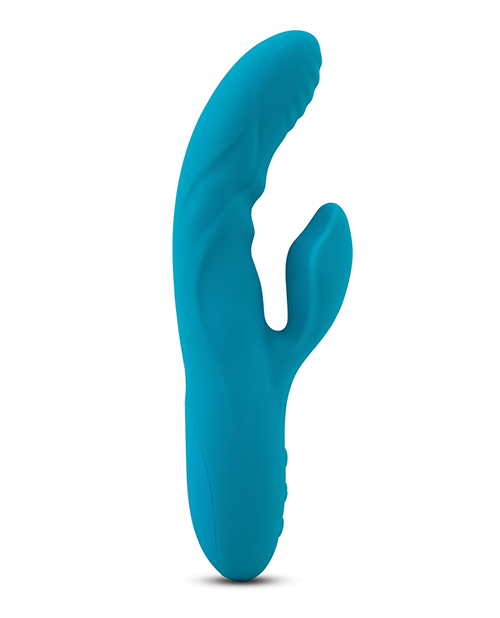 Thumbnail for Nu Sensuelle Nubii Kiah Turbo Boost &amp; Heating Dual Stim Rabbit - Blue