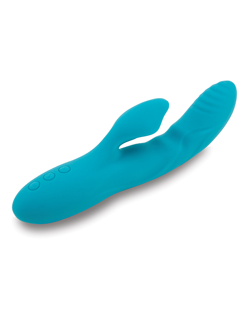 Thumbnail for Nu Sensuelle Nubii Kiah Turbo Boost &amp; Heating Dual Stim Rabbit - Blue