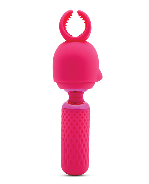 Thumbnail for Nu Sensuelle Harlow Mini Wand w/Masturbator Attachment - Pink