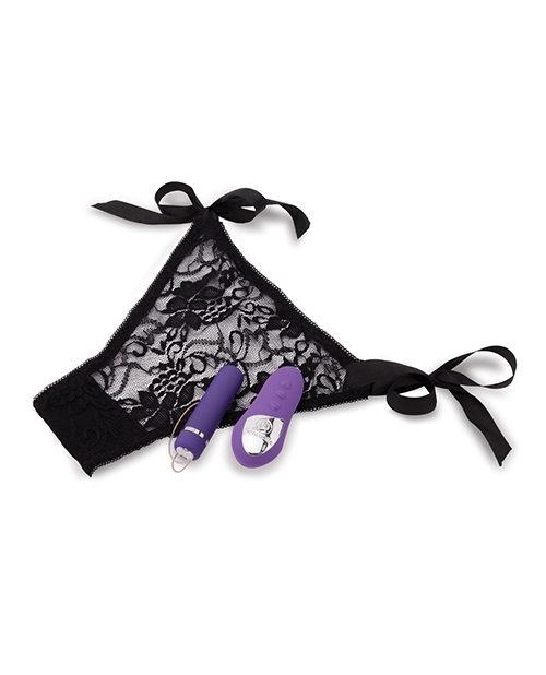 Thumbnail for Nu Sensuelle Pleasure Panty Bullet w/Remote Control 15 Function - Purple