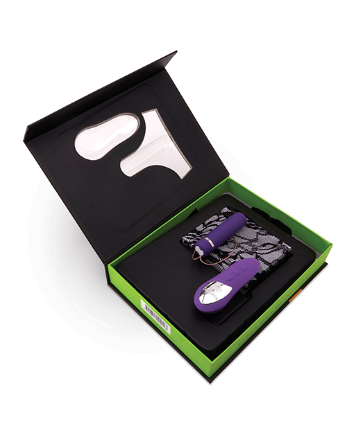 Thumbnail for Nu Sensuelle Pleasure Panty Bullet w/Remote Control 15 Function - Purple