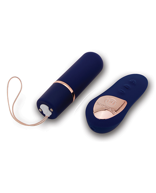 Thumbnail for Nu Sensuelle Remote Control Wireless Bullet Plus - Navy Blue