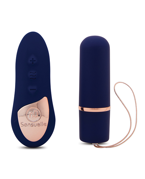 Thumbnail for Nu Sensuelle Remote Control Wireless Bullet Plus - Navy Blue