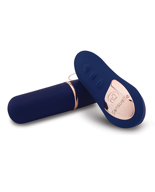 Thumbnail for Nu Sensuelle Remote Control Wireless Bullet Plus - Navy Blue