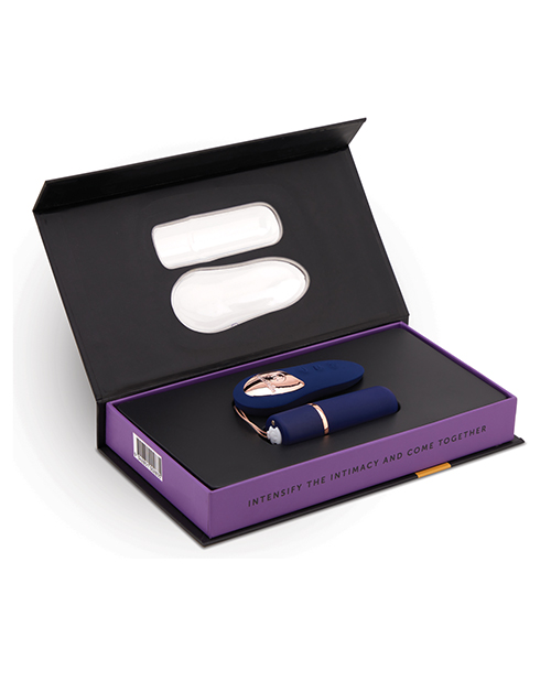 Thumbnail for Nu Sensuelle Remote Control Wireless Bullet Plus - Navy Blue