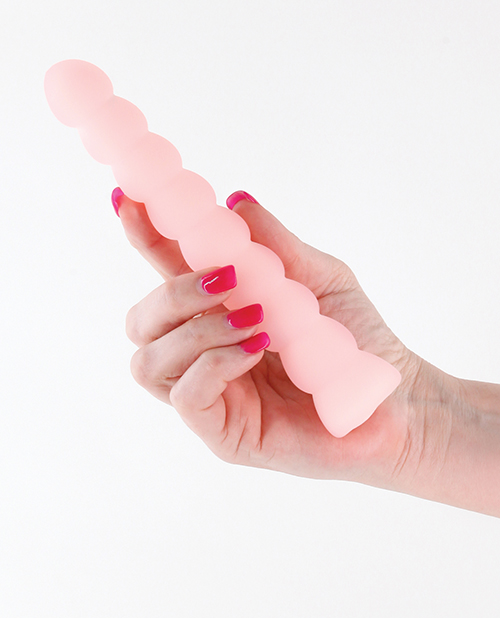 Thumbnail for Pure Joy Textured Vibrator - Peach