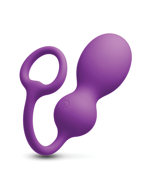 Thumbnail for Techno Bop Butt Plug w/Cock Ring - Violet