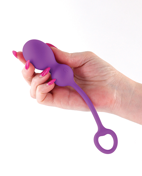 Thumbnail for Techno Bop Butt Plug w/Cock Ring - Violet