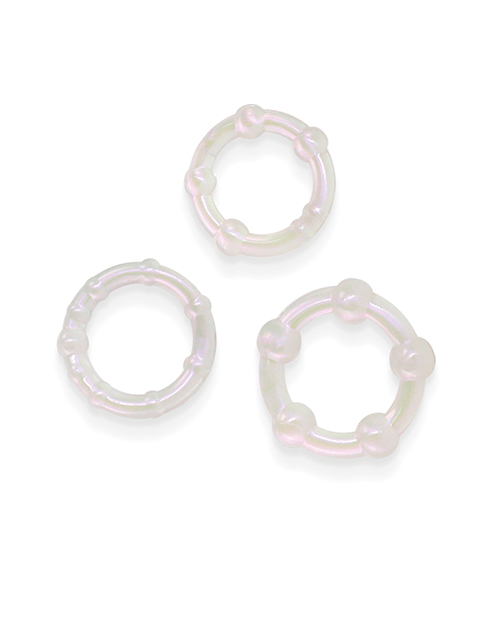 Thumbnail for Fantasia Intensity Cock Rings - Pearl