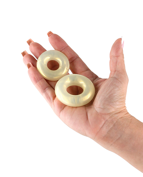 Thumbnail for Fantasia Double Stack Cock Rings - Amber