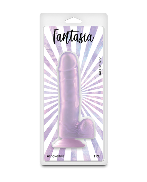 Fantasia Ballsy 6.5&quot; Dildo - Orchid