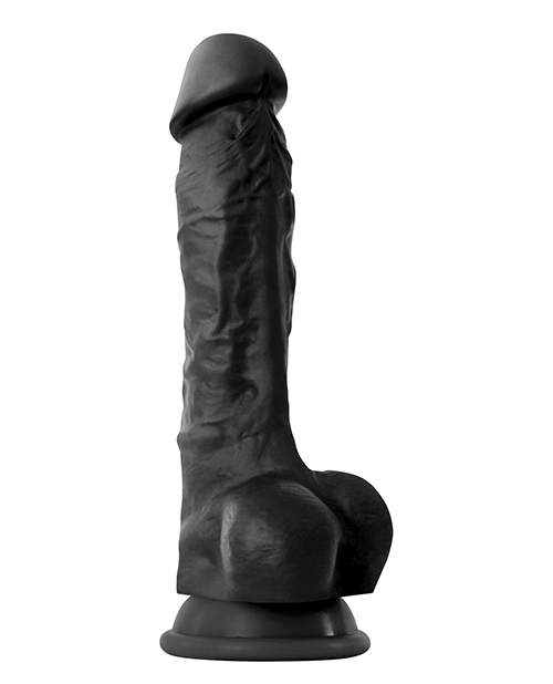 Thumbnail for Colours Pleasures 7&quot; Dong w/Balls &amp; Suction Cup - Black