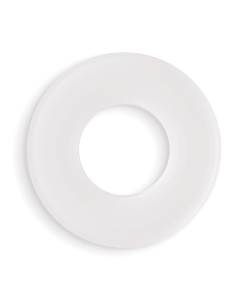 Thumbnail for Firefly Glow in the Dark Bubble Cock Ring - Small, White