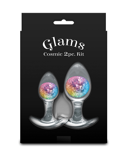 Thumbnail for Cosmic Glams 2 pc Plug Kit - Rainbow