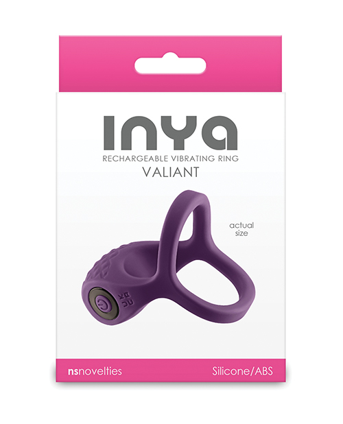 INYA Valiant Cock &amp; Ball Vibe - Berry