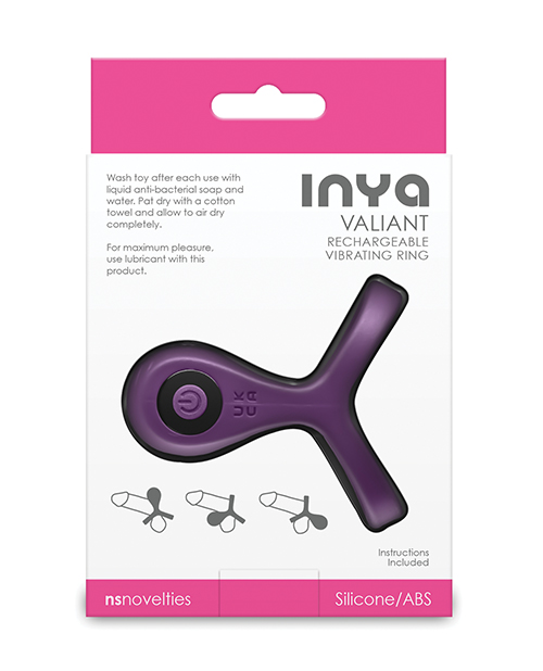 Thumbnail for INYA Valiant Cock &amp; Ball Vibe - Berry