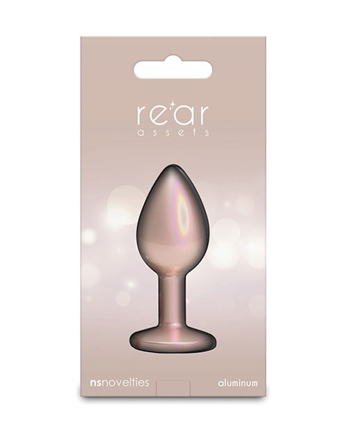 Thumbnail for Rear Assets Small w/Clear Gem - Iridescent Champagne