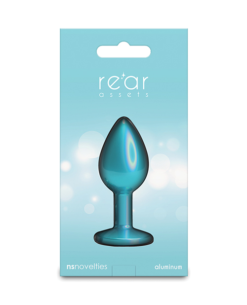 Thumbnail for Rear Assets Small w/Teal Gem - Iridescent Teal
