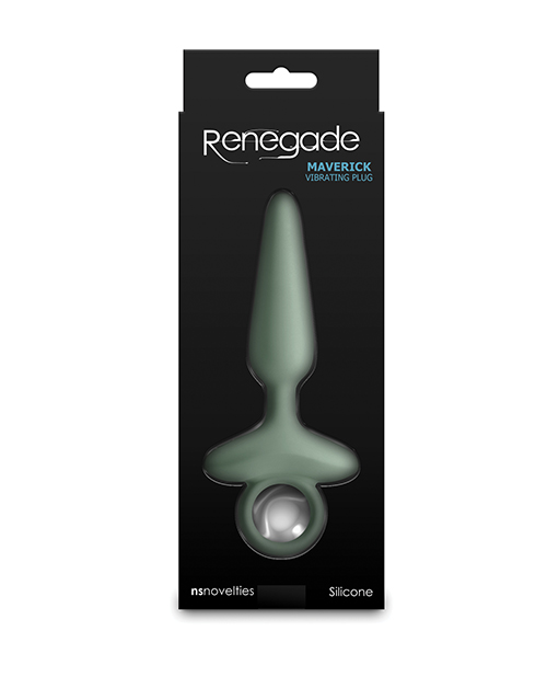 Thumbnail for Renegade Maverick Vibrating Anal Plug - Sage