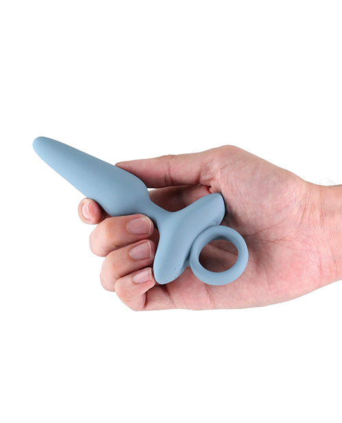 Thumbnail for Renegade Maverick Vibrating Anal Plug - Gray
