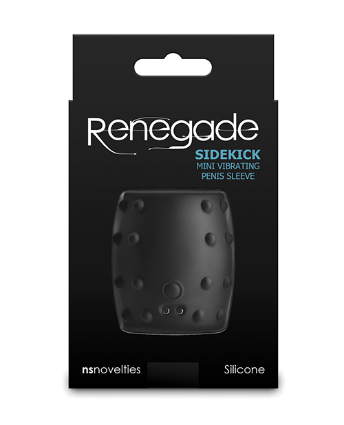 Thumbnail for Renegade Sidekick Mini Vibrating Penis Sleeve - Black