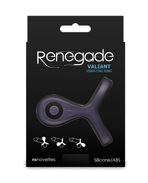 Thumbnail for Renegade Valiant Vibrating Cock Ring - Gray